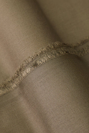 Brown Wash & Wear Fabric