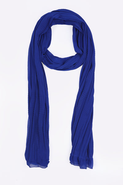 Blue Crinkle Shiffon Dupatta From Diners