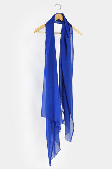 Blue Chiffon Dupatta From Diners