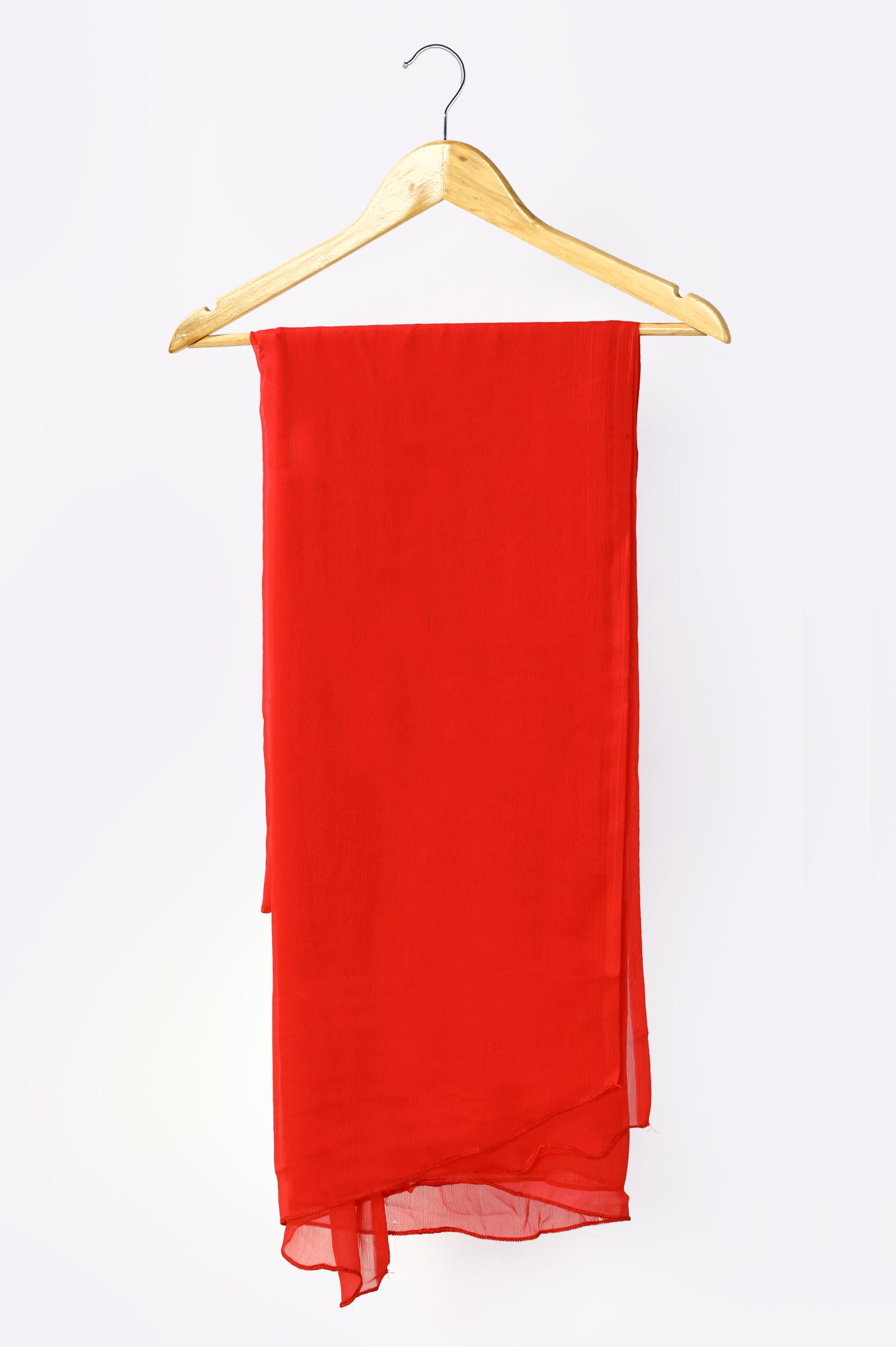 Red Chiffon Dupatta From Diners