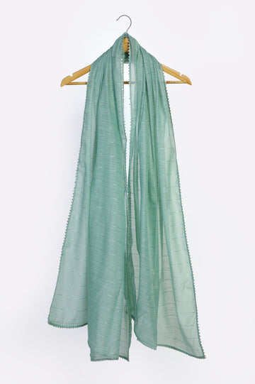 Sea Green Dupatta From Diners