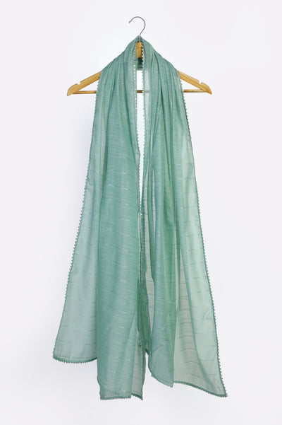 Sea Green Dupatta From Diners