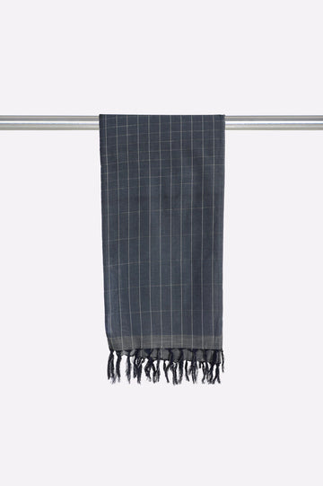 Blue Plain Dupatta