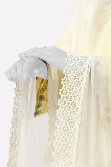 White Lace Dupatta