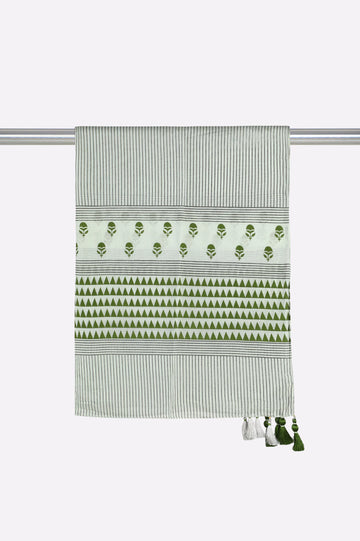 Light Green Printed Dupatta