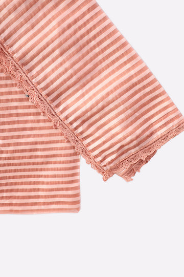 Pink Plain Dupatta