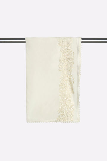 Off White Embroidered Dupatta