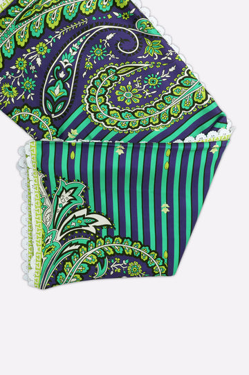 Green Printed Dupatta