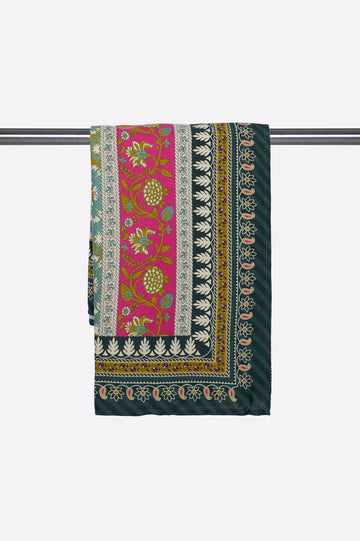Green Printed Dupatta