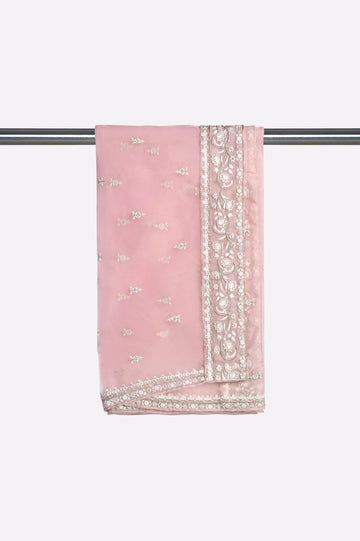 Light Pink Embroidered Dupatta