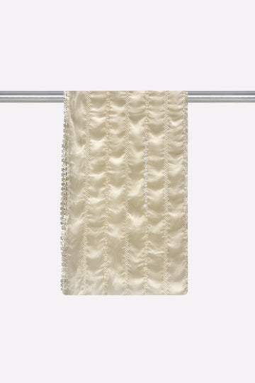 Embroidered Chiffon-Beige Dupatta