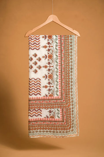 Dyed Embroidered Dupatta