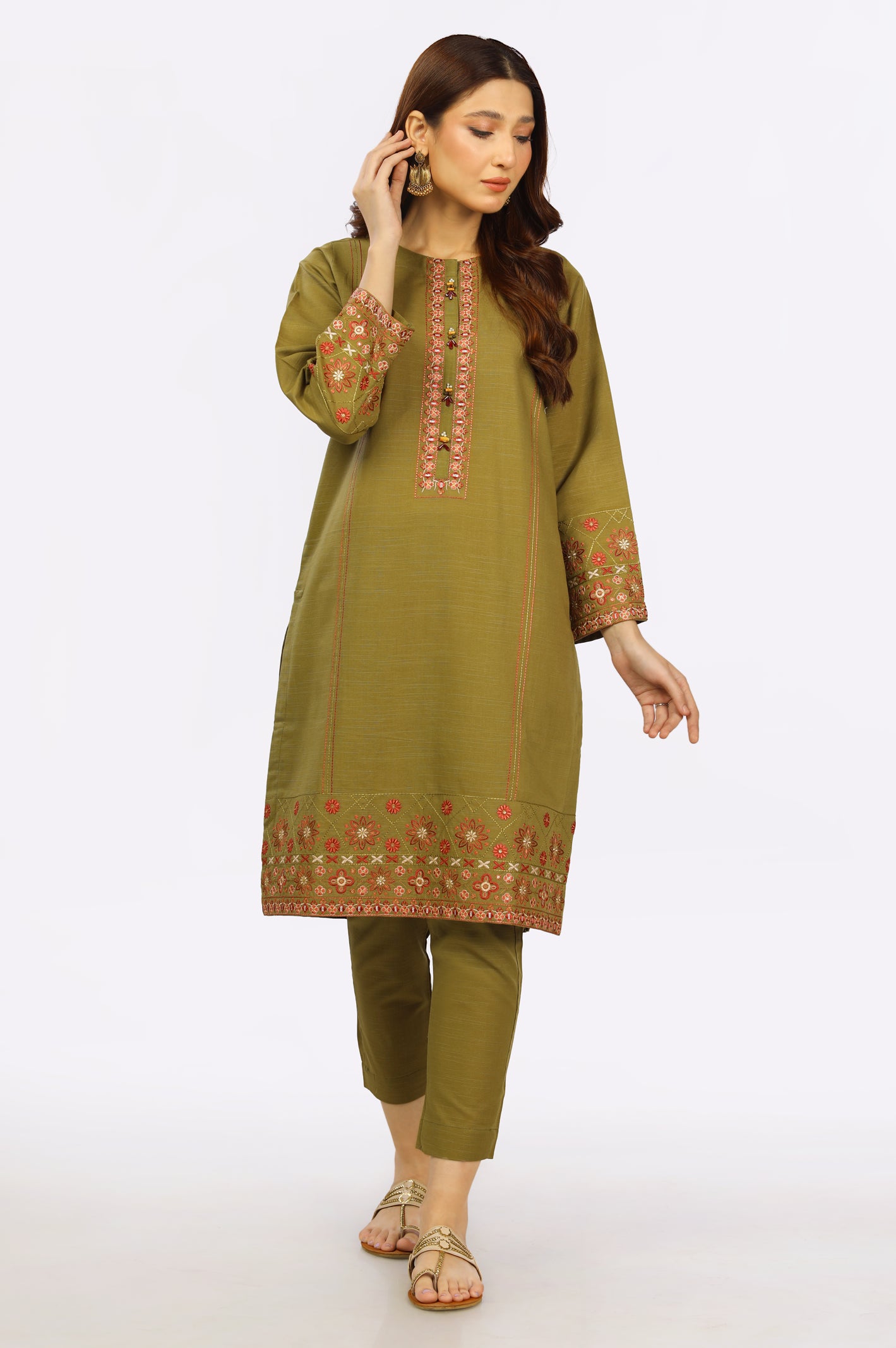 Khaddar Embroidered 2PC Suit From Diners