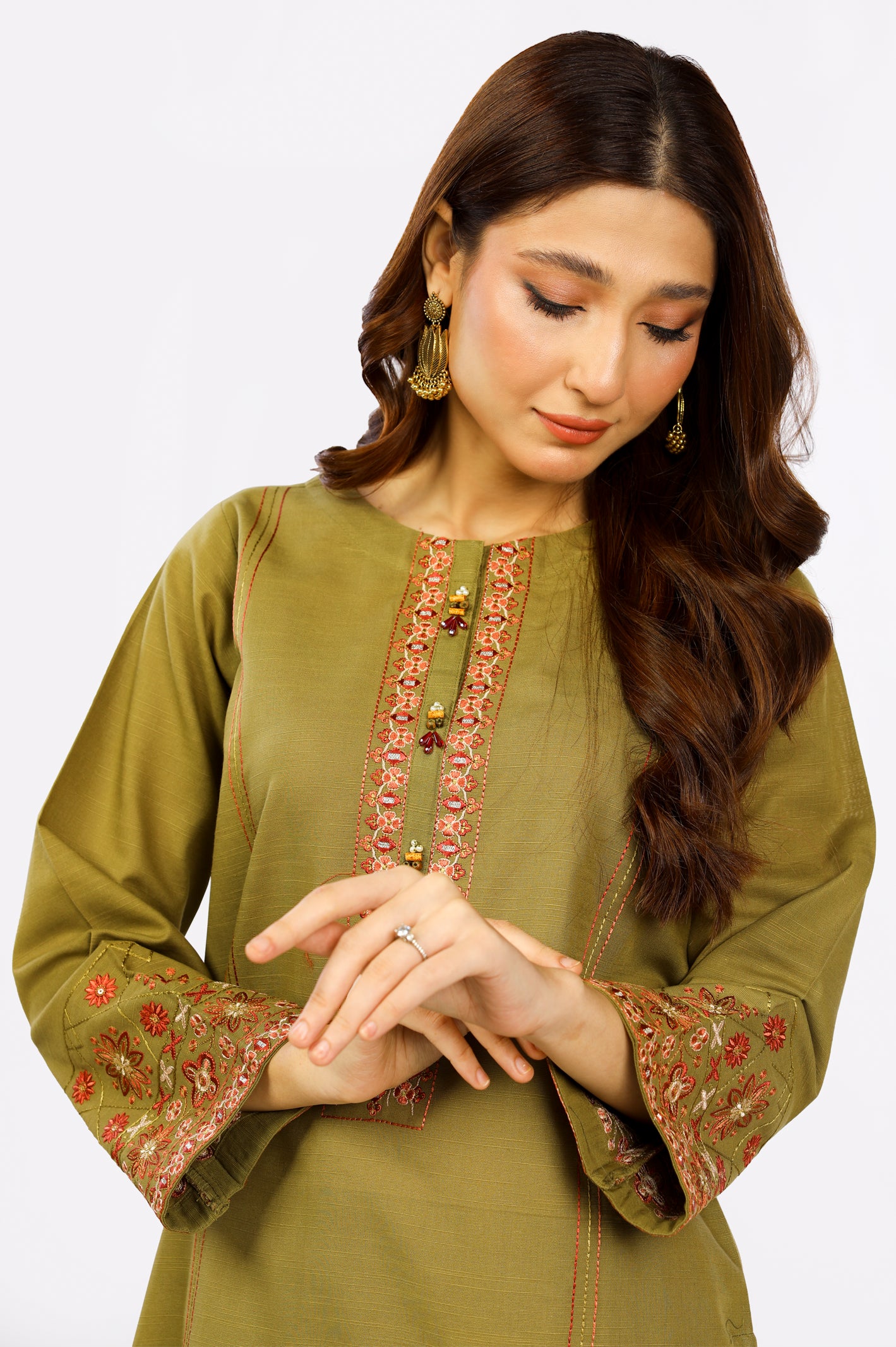 Khaddar Embroidered 2PC Suit From Diners