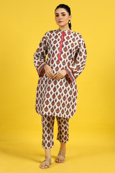 2PC Khaddar Light Blue Suit From Sohaye By Diners