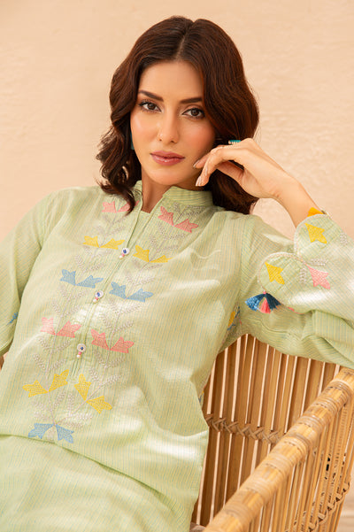 2PC Embroidered Suit From Diners