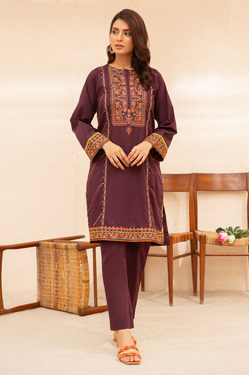 2PC Embroidered Suit From Diners