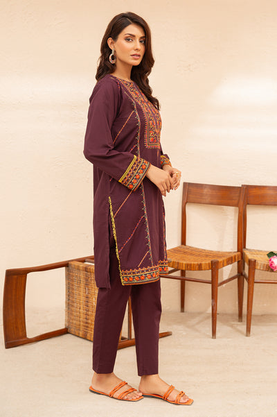 2PC Embroidered Suit From Diners