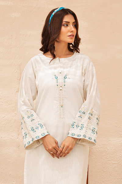 2PC Embroidered Suit From Diners