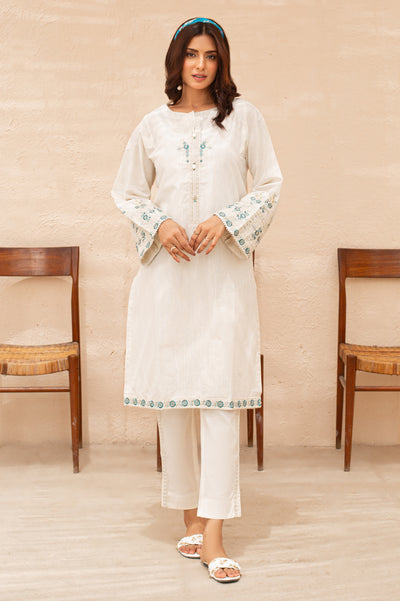 2PC Embroidered Suit From Diners
