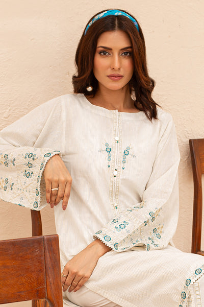 2PC Embroidered Suit From Diners