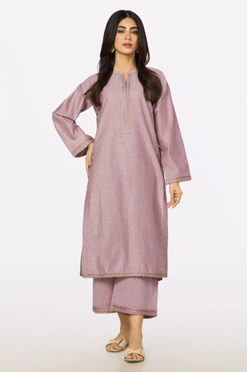 Multi Lurex Embroidered 2PC Suit From Diners