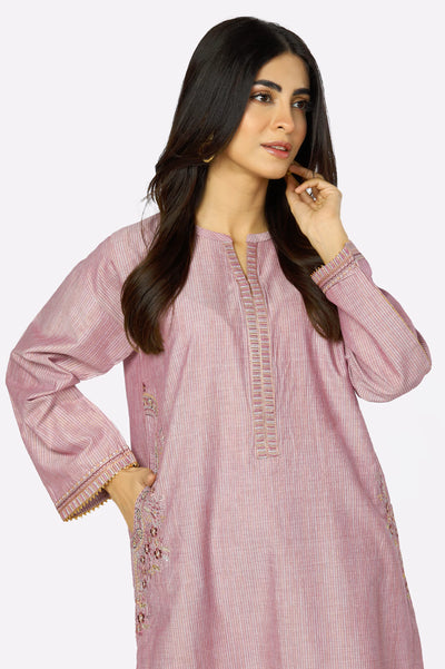 Multi Lurex Embroidered 2PC Suit From Diners