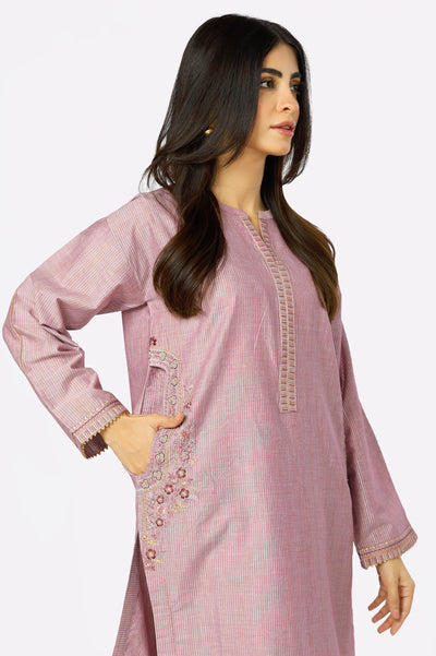 Multi Lurex Embroidered 2PC Suit From Diners