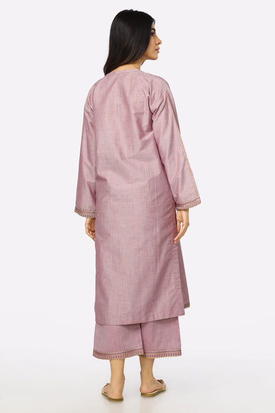 Multi Lurex Embroidered 2PC Suit From Diners