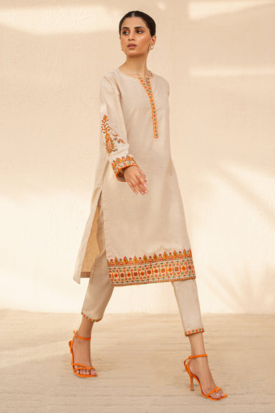 2PC Jacquard Embroidered Suit From Diners