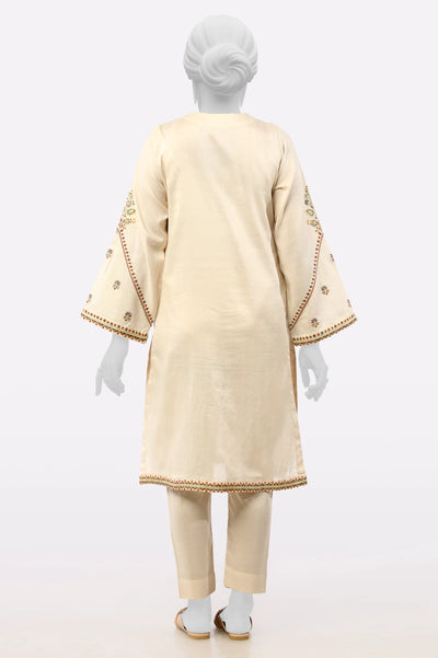 Beige Embroidered 2PC From Sohaye By Diners