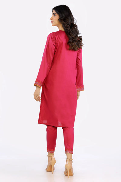 Cambric Embroidered 2PC Suit From Diners