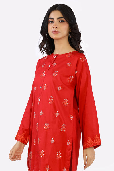 Cambric Embroidered 2PC Suit From Diners