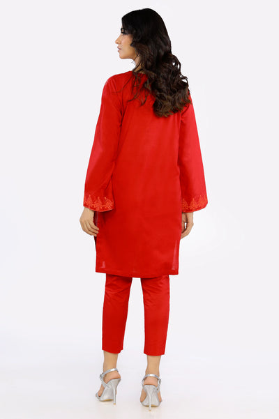 Cambric Embroidered 2PC Suit From Diners