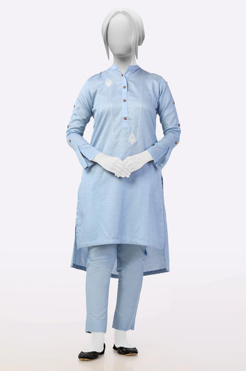 Blue Embroidered 2PC From Sohaye By Diners