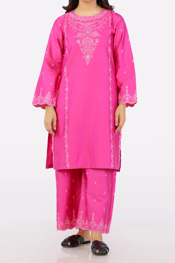 Pink Embroidered 2PC From Sohaye By Diners