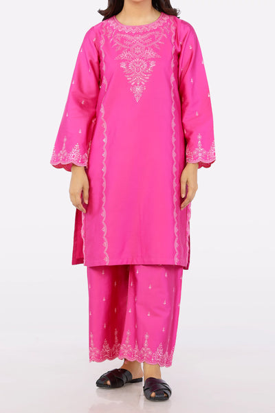 Pink Embroidered 2PC From Sohaye By Diners