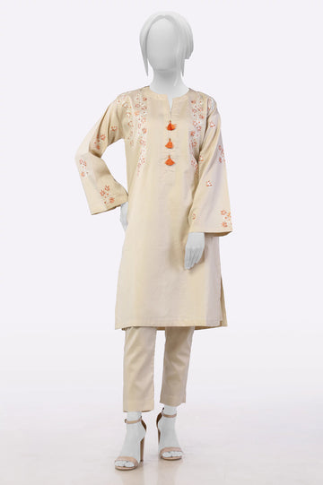 Beige Embroidered 2PC From Sohaye By Diners
