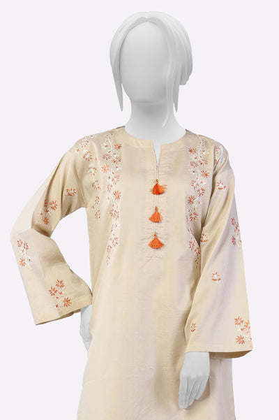 Beige Embroidered 2PC From Sohaye By Diners