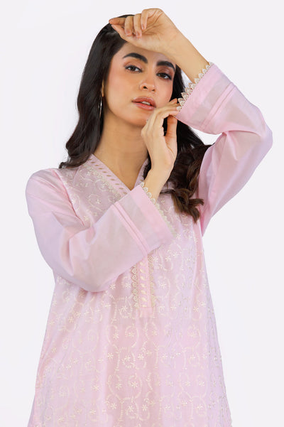 Cambric Embroidered 2PC Suit From Diners