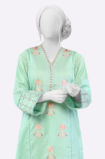Light Green Embroidered 2PC From Sohaye By Diners