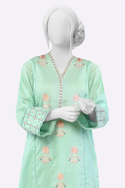 Light Green Embroidered 2PC From Sohaye By Diners