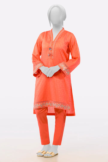 Coral Embroidered 2PC From Sohaye By Diners