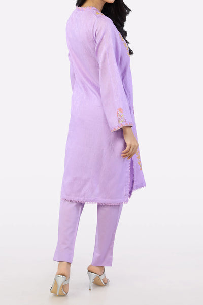 Purple Embroidered 2PC From Sohaye By Diners