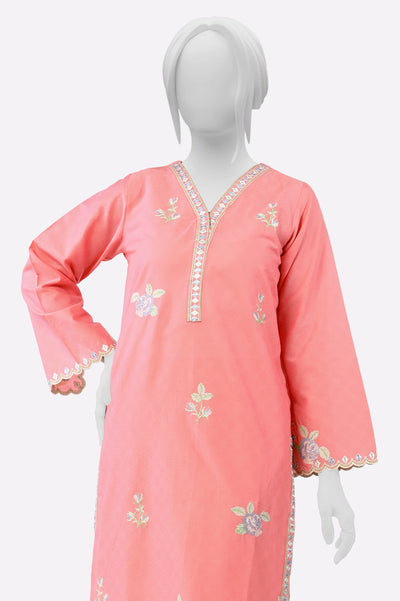 Pink Embroidered 2PC From Sohaye By Diners