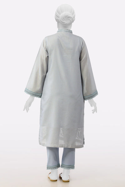 Light Grey Embroidered 2PC From Sohaye By Diners