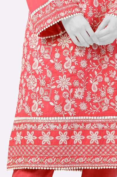 Pink Embroidered 2PC From Sohaye By Diners