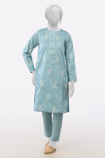 Light Blue Embroidered 2PC From Sohaye By Diners