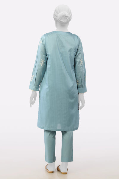 Light Blue Embroidered 2PC From Sohaye By Diners