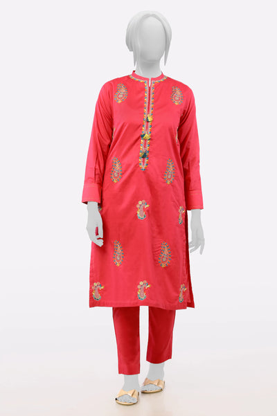 Pink Embroidered 2PC From Sohaye By Diners